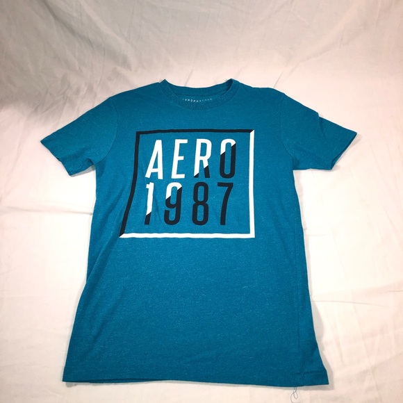 Aeropostale Other - Men’s Aeropostale AERO Logo Graphic Short Sleeve T-Shirt Size XS Blue
